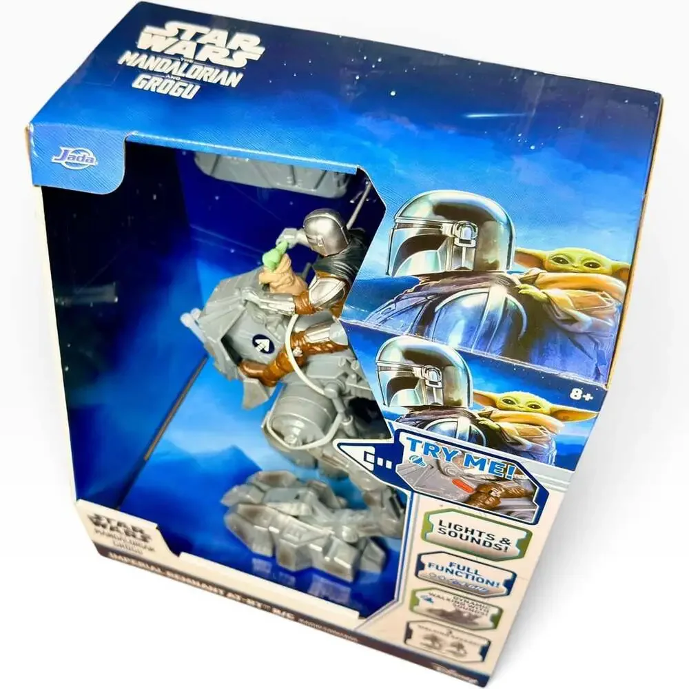 Star Wars Mandalorian Grogu Imperial Remnant AT-RT RC Jada Disney New Box